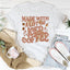Camiseta hecha con mucho café helado