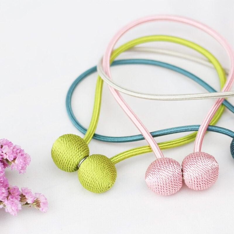 Elegant Magnetic Curtain Tiebacks for Home & Office