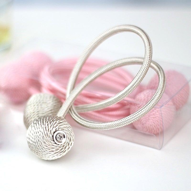 Elegant Magnetic Curtain Tiebacks for Home & Office