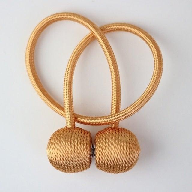 Elegant Magnetic Curtain Tieback Holdbacks for Stylish Decor