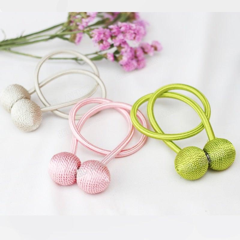 Elegant Magnetic Curtain Tieback Holdbacks for Stylish Decor