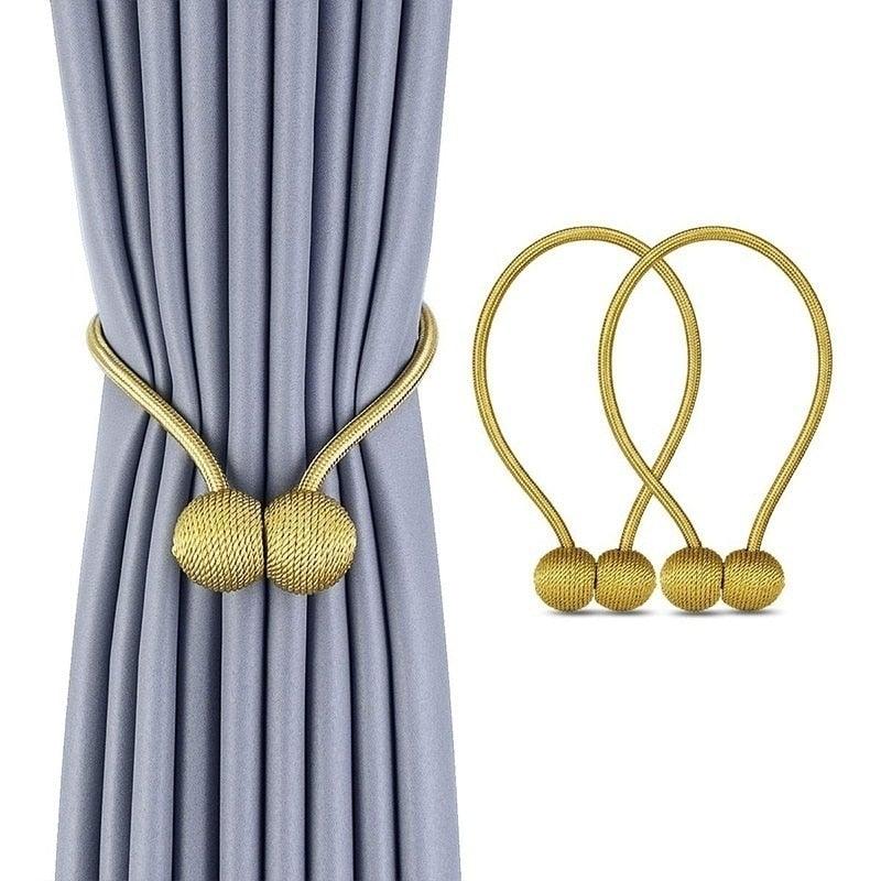 Elegant Magnetic Curtain Tieback Holdbacks for Stylish Decor