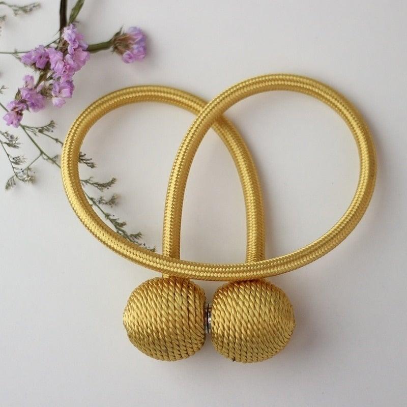 Elegant Magnetic Curtain Tieback Holdbacks for Stylish Decor