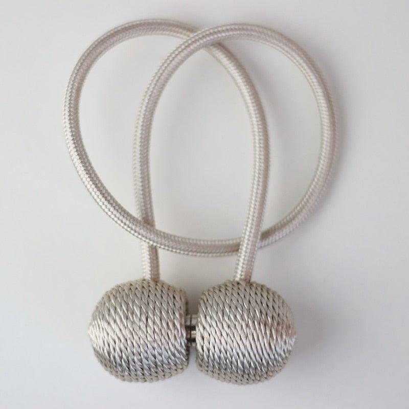 Elegant Magnetic Curtain Tieback Holdbacks for Stylish Decor