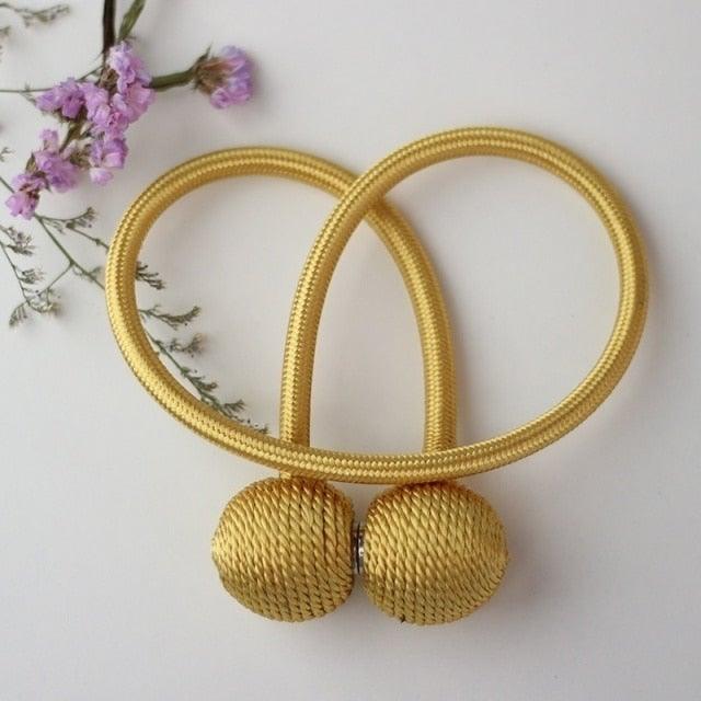 Elegant Magnetic Curtain Tieback Holdbacks for Stylish Decor