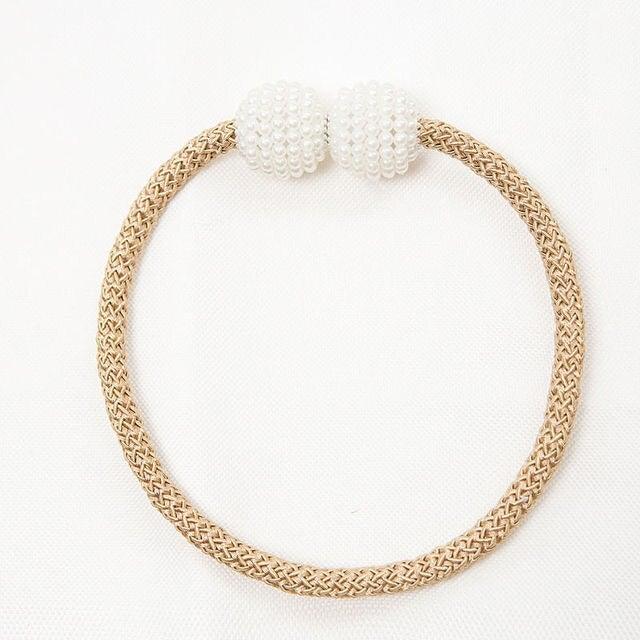 Magnetic Curtain Tieback - Modern Decorative Holder