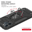 Coque de support avec anneau magnétique en métal pour iPhone 11-14 Pro Max