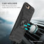 Coque de support avec anneau magnétique en métal pour iPhone 11-14 Pro Max