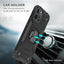 Coque de support avec anneau magnétique en métal pour iPhone 11-14 Pro Max