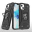 Coque de support avec anneau magnétique en métal pour iPhone 11-14 Pro Max