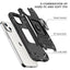Coque de support avec anneau magnétique en métal pour iPhone 11-14 Pro Max