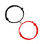 Magnetic Couple Bracelets - Adjustable Silver Alloy & Red Rope