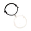 Magnetic Couple Bracelets - Adjustable Silver Alloy & Red Rope