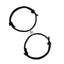 Magnetic Couple Bracelets - Adjustable Silver Alloy & Red Rope