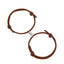 Magnetic Couple Bracelets - Adjustable Silver Alloy & Red Rope