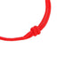 Magnetic Couple Bracelets - Adjustable Silver Alloy & Red Rope