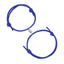 Magnetic Couple Bracelets - Adjustable Silver Alloy & Red Rope