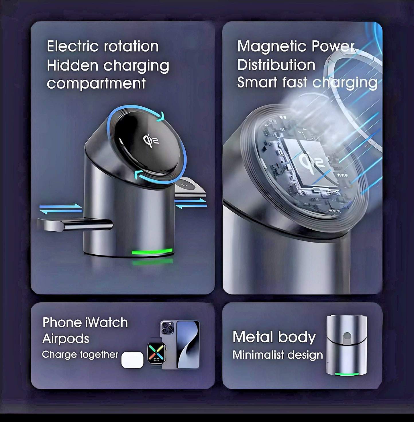 MagniCharge Trio 3-in-1 Wireless Charger