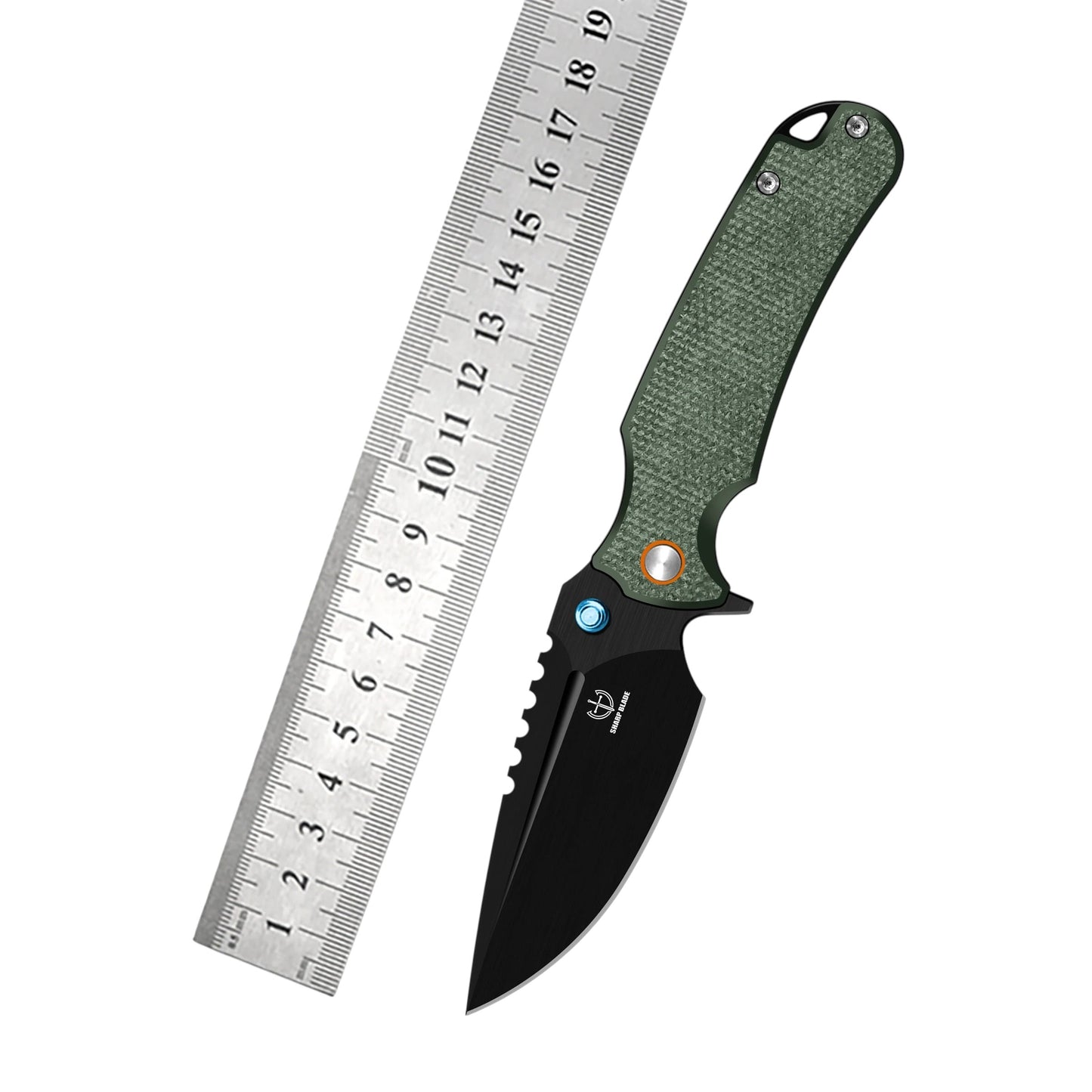 Sharp Blade YH-SB05 Premium EDC Folding Knife - Micarta Handle