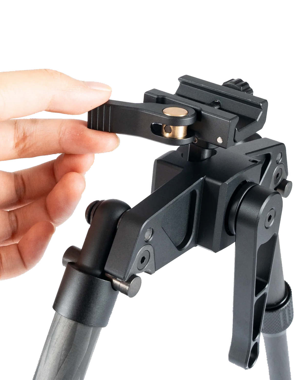 Bipode de fibra de carbono Linkogear HB-C03 con opciones de montaje dual