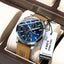 Premium Men's Quartz Chronograph Watch - Luxury Waterproof Design