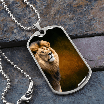 Collar de León Majestuoso - Acero Quirúrgico Premium