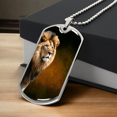 Collar de León Majestuoso - Acero Quirúrgico Premium
