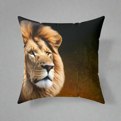 Regal Lion Decorative Pillow - Perfect Accent for Nature Enthusiasts - Korvel