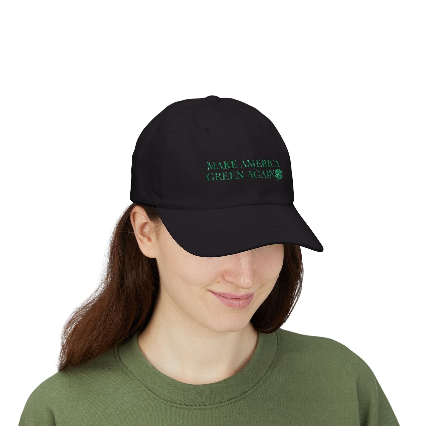 Eco-Friendly St. Patrick's Day Dad Cap - Make a Green Statement - Korvel