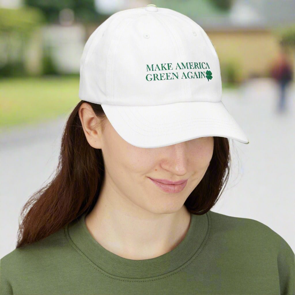 Eco-Friendly St. Patrick's Day Dad Cap - Make a Green Statement - Korvel