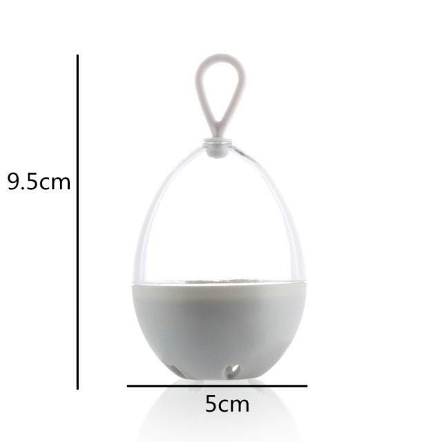 Étui à Éponge de Maquillage Élégant - Support de Rangement en Forme de Capsule