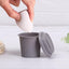 Étui à Éponge de Maquillage Élégant - Support de Rangement en Forme de Capsule