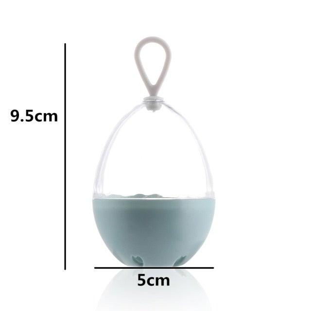 Étui à Éponge de Maquillage Élégant - Support de Rangement en Forme de Capsule
