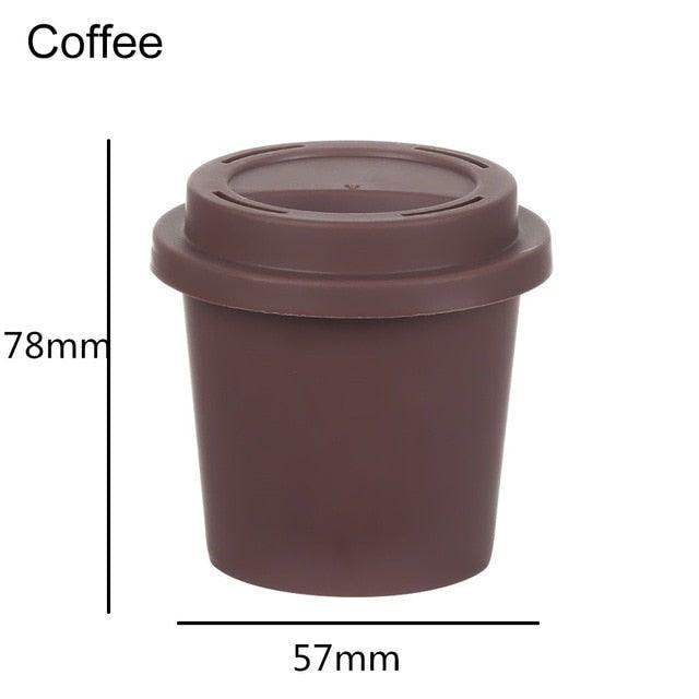 Étui à Éponge de Maquillage Élégant - Support de Rangement en Forme de Capsule