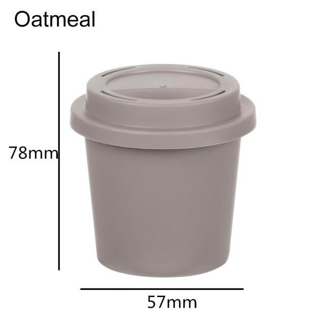 Étui à Éponge de Maquillage Élégant - Support de Rangement en Forme de Capsule