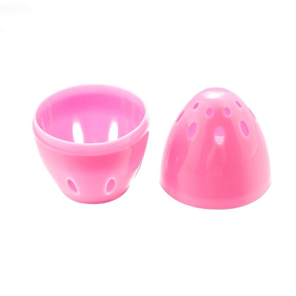 Étui à Éponge de Maquillage Élégant - Support de Rangement en Forme de Capsule