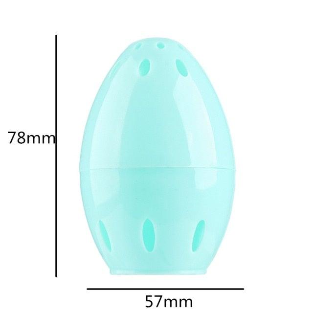 Étui à Éponge de Maquillage Élégant - Support de Rangement en Forme de Capsule