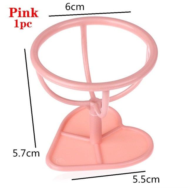 Étui à Éponge de Maquillage Élégant - Support de Rangement en Forme de Capsule