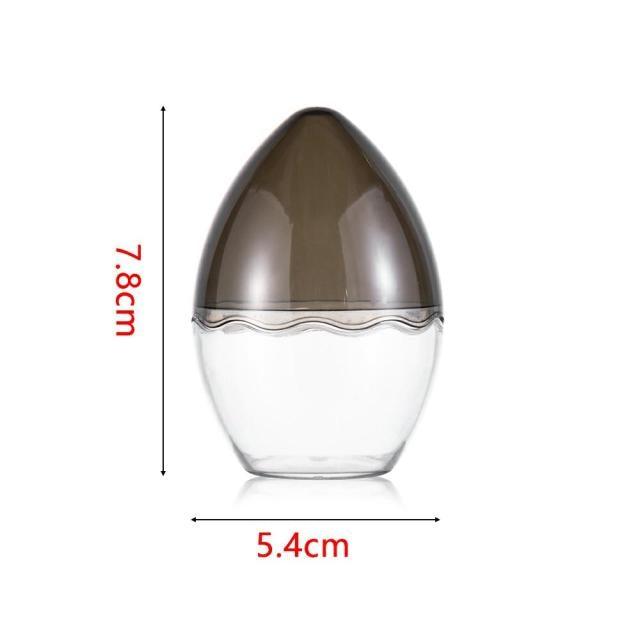 Étui à Éponge de Maquillage Élégant - Support de Rangement en Forme de Capsule