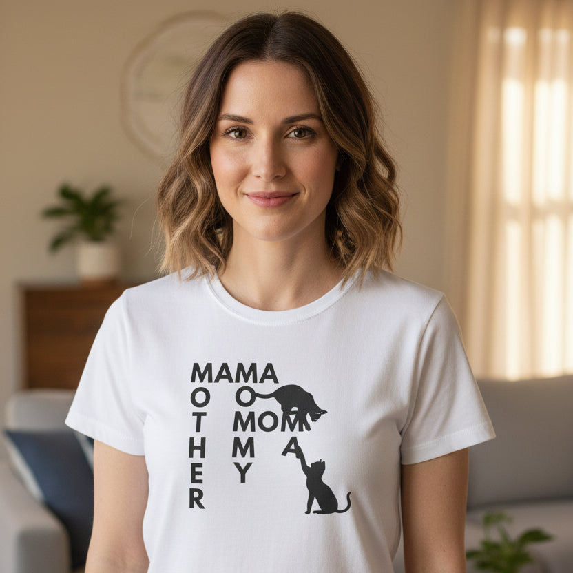 Camiseta Softstyle para Mujeres Mama Names