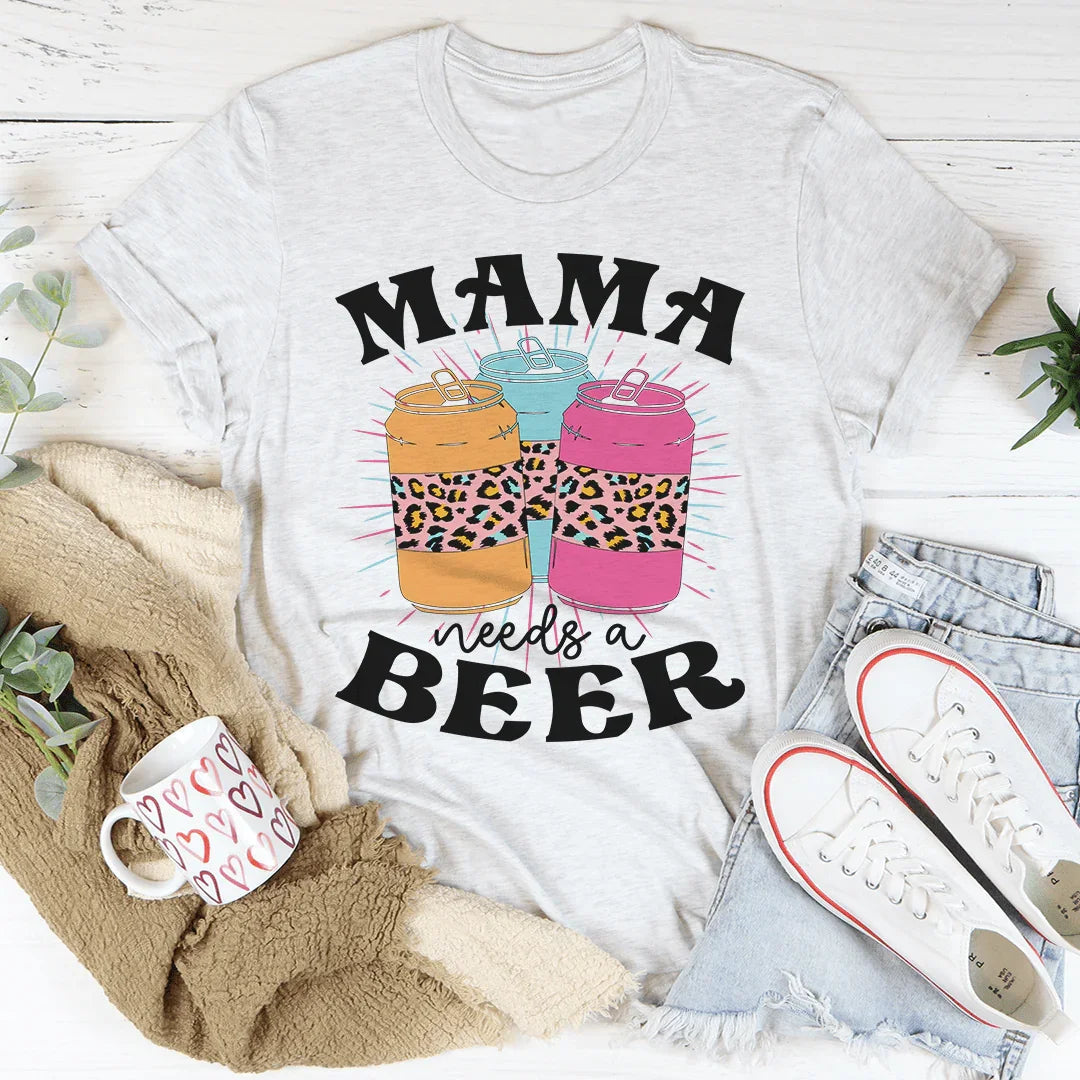 Camiseta Mamá necesita una cerveza
