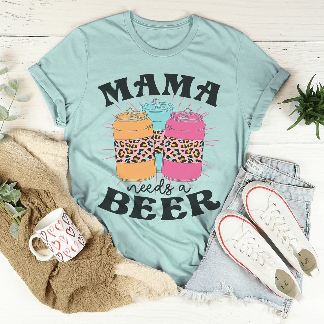 Camiseta Mamá necesita una cerveza
