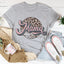 Camiseta retro de leopardo de mamá