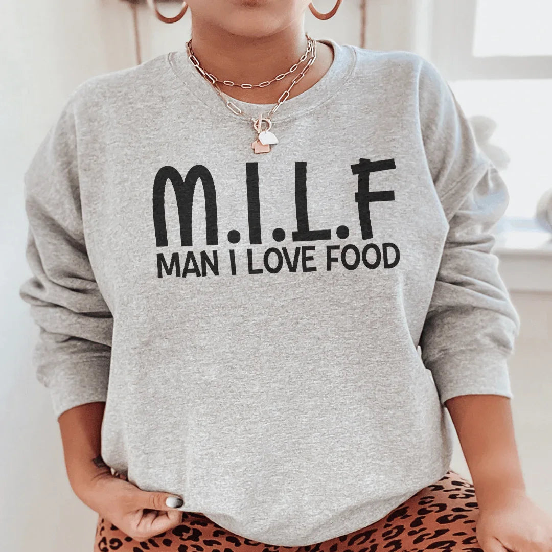 Homme J'aime la Nourriture Sweatshirt
