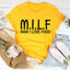 Man I Love Food Tee - Korvel