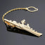 Elegant Airplane Shaped Tie Clip for Men