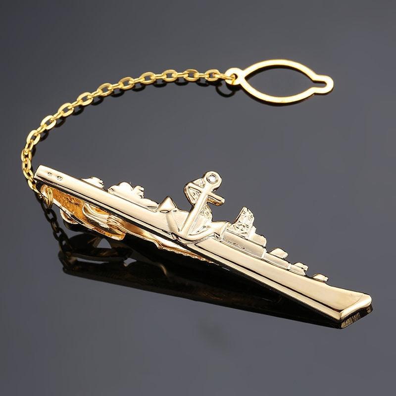 Elegant Airplane Shaped Tie Clip for Men