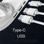 Chargeur sans fil 5V avec batterie lithium et interface USB