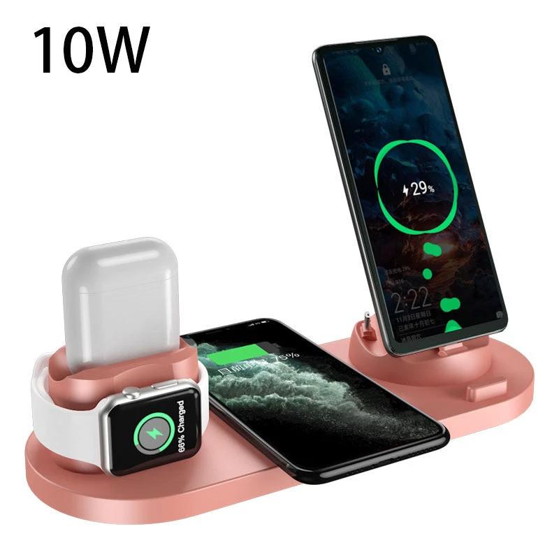 Chargeur sans fil 5V avec batterie lithium et interface USB