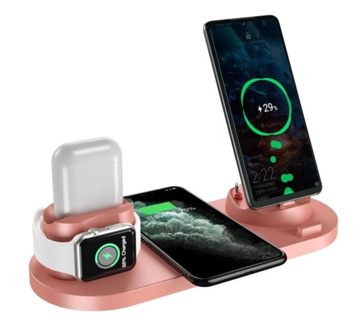 Chargeur sans fil 5V avec batterie lithium et interface USB